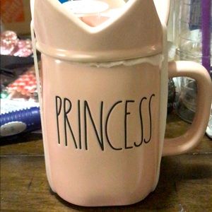 Rae Dunn pink princess mug with crown